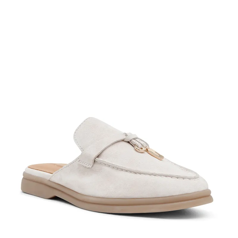 Saboți femei Steve Madden Patrizia bej din piele întoarsă 1461DSTPATRIZIAVBE — imaginea 2