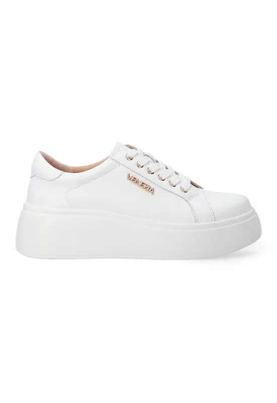 Pantofi sport din piele cu flatform