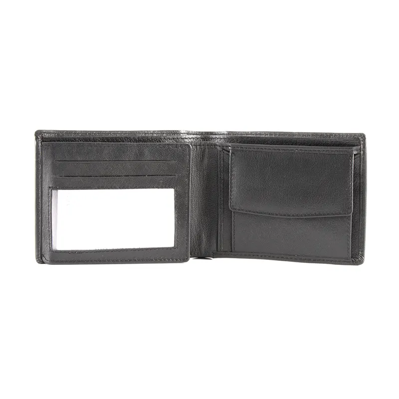 Portmoneu bărbați negru din piele 263bpu2524n — imaginea 2