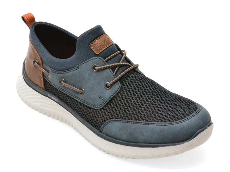 Pantofi sport RIEKER bleumarin, B9643, din material textil