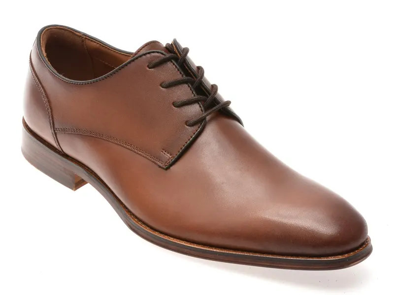 Pantofi eleganti maro, ALLEGRO 220, din piele naturala