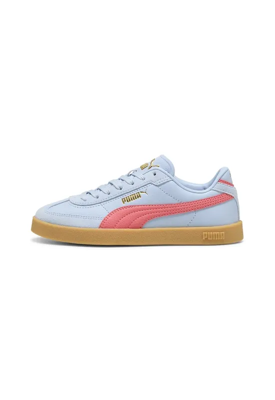 Pantofi sport Club II Era cu detalii din piele intoarsa - Albastru pastel/Roz somon