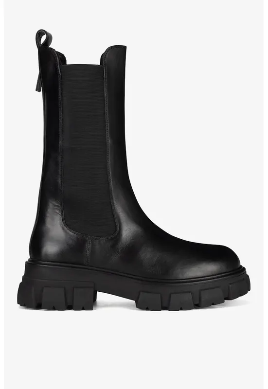 Ghete dama 5905588817734 - Piele naturala - Negru - Negru