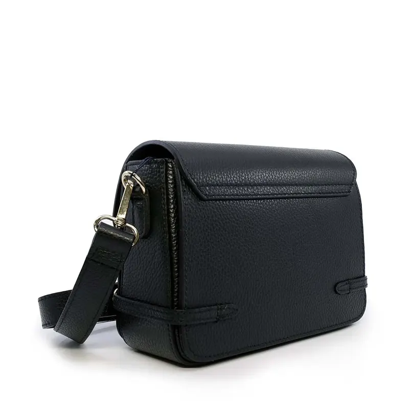 Poșetă crossbody femei Luca di Gioia neagră din piele 144POSP3384N — imaginea 2