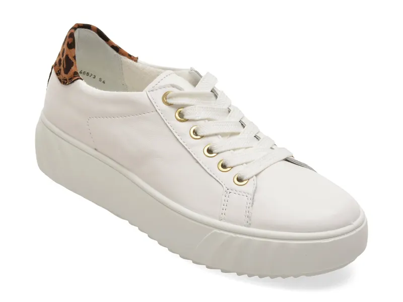 Pantofi sport ARA albi, 46523, din piele naturala