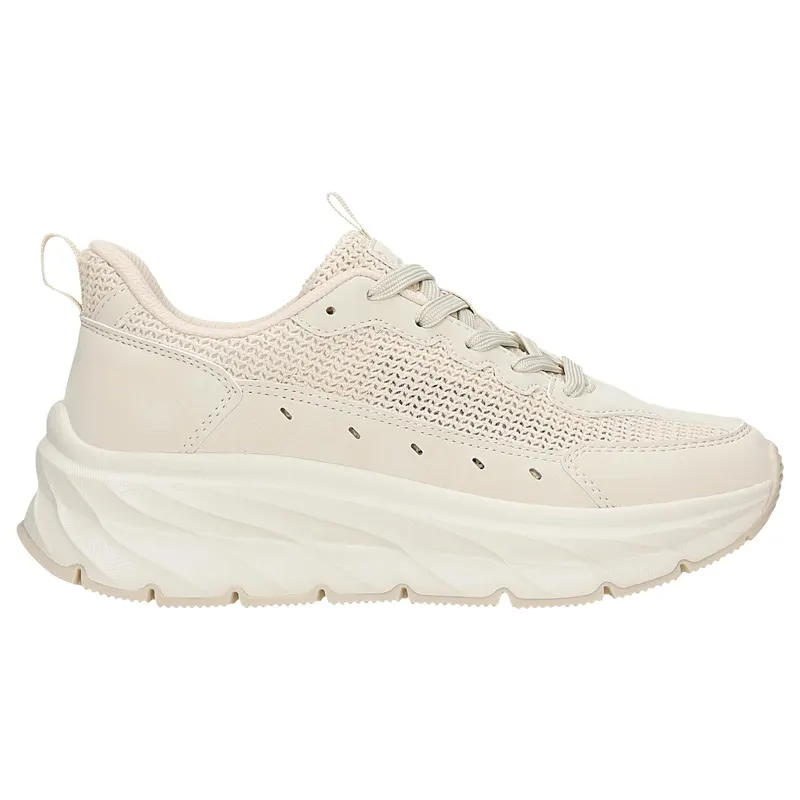 Sneakers damă bej din material împletit RELAKS