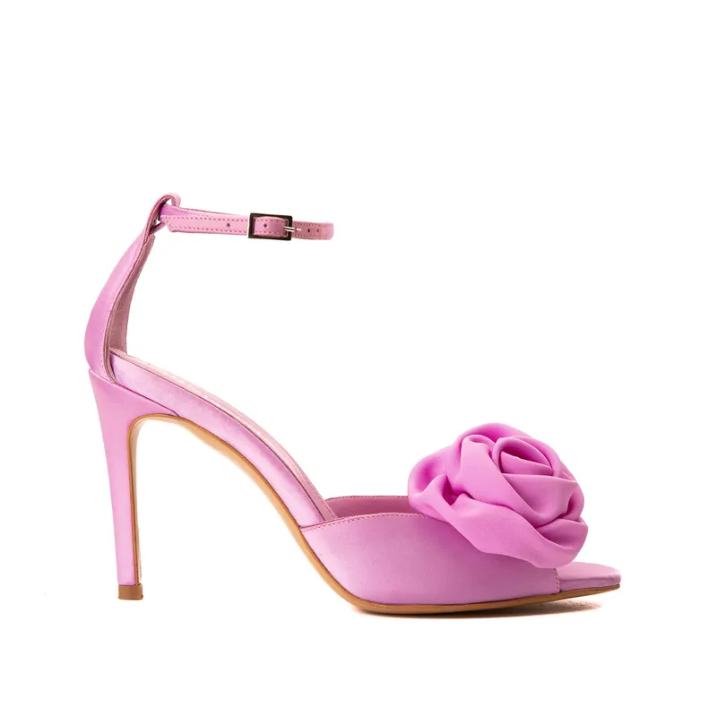 Sandale Lia Satin, Lila - 41 / 9.5 cm - Gros