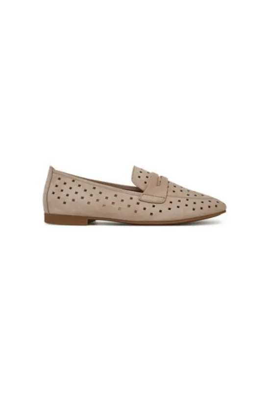 Mocasini dama 65.219.12 - Piele naturala - Bej