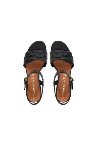 Sandale dama - 1-28005-42 - Piele naturala - Negru