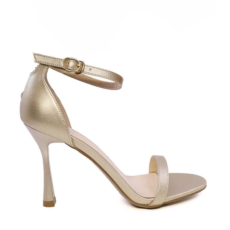 Sandale elegante femei Luca di Gioia aurii din piele 3847DS280AU