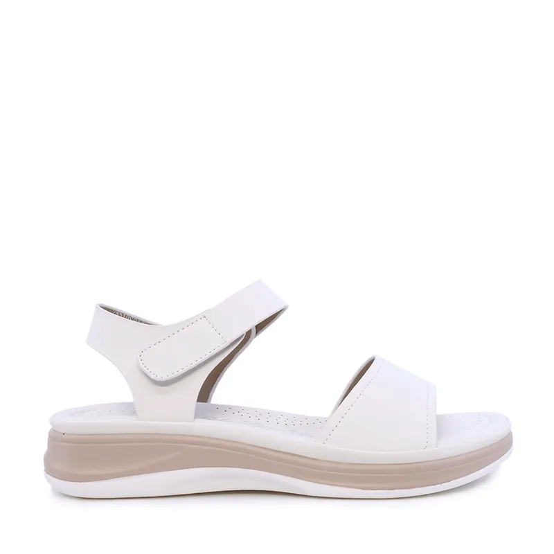 Sandale femei Solo Donna albe 2851DS8129A