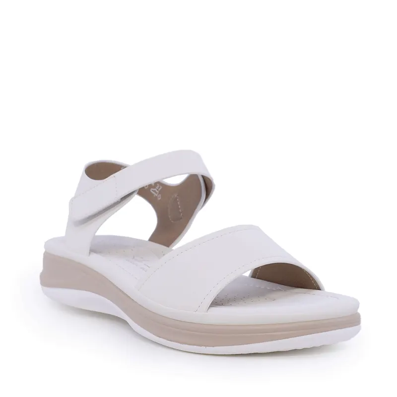 Sandale femei Solo Donna albe 2851DS8129A — imaginea 2