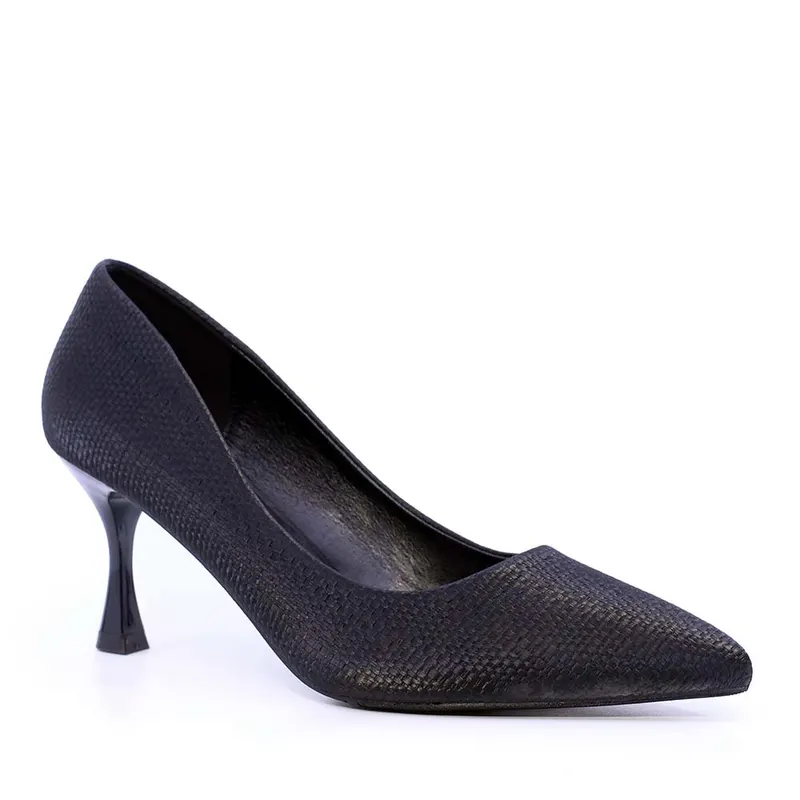 Pantofi stiletto femei Solo Donna negri 1162DP0614N — imaginea 2