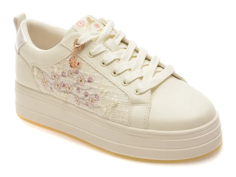 Pantofi sport ALDO albi, DERISSI 116, din piele ecologica