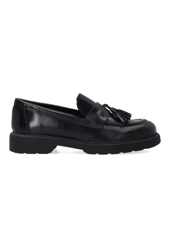 Pantofi tip loafer cu ciucuri