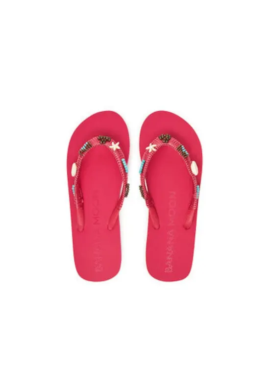 Papuci flip-flop dama LUCEROS TAHUATA - Textil - Roz - Roz