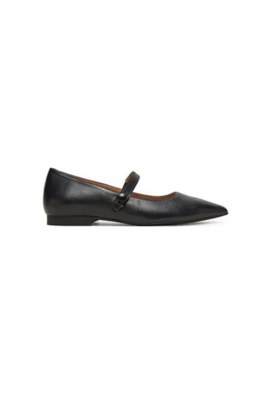 Balerini SULN265FLY - Piele naturala - Negru - Negru