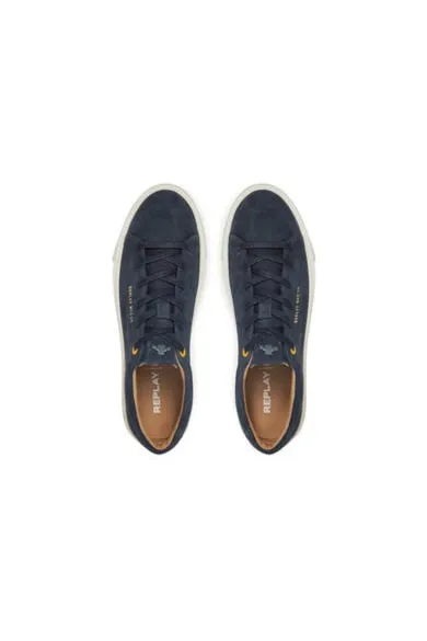 Pantofi sport barbati - GMZ6U .000.C0001L - Piele naturala - Bleumarin - Bleumarin