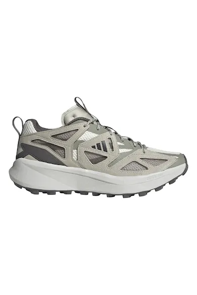Pantofi sport wedge cu garnituri de piele intoarsa Kantai - Maro/Kaki