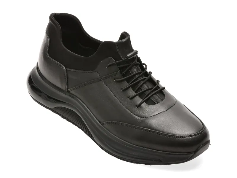 Pantofi sport GRYXX negri, ALM6500, din piele naturala
