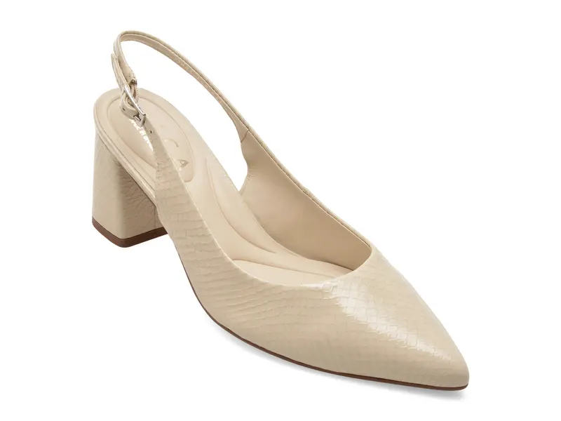 Pantofi eleganti EPICA albi, 1196877, din piele naturala lacuita