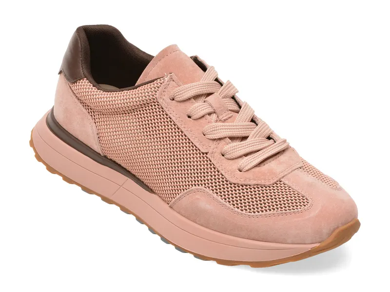 Pantofi sport FLAVIA PASSINI roz, 6182, din material textil si piele naturala