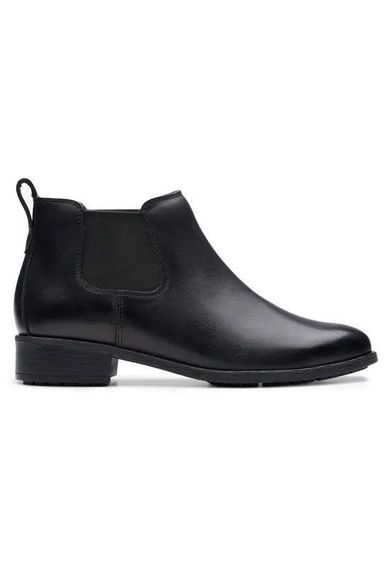 Ghete Chelsea pentru femei - 304163326 - piele naturala - negru -