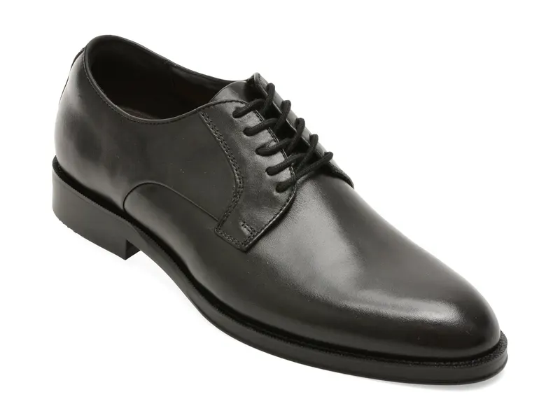 Pantofi eleganti negri, JENNINGS 004, din piele naturala