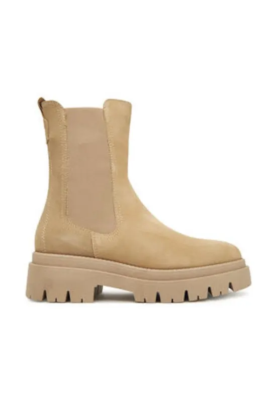 Ghete dama 305412591 - Piele naturala - Bej -