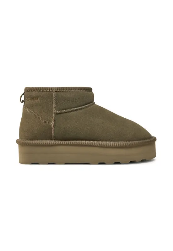 Cizme dama - 25350 - Piele naturala - Verde