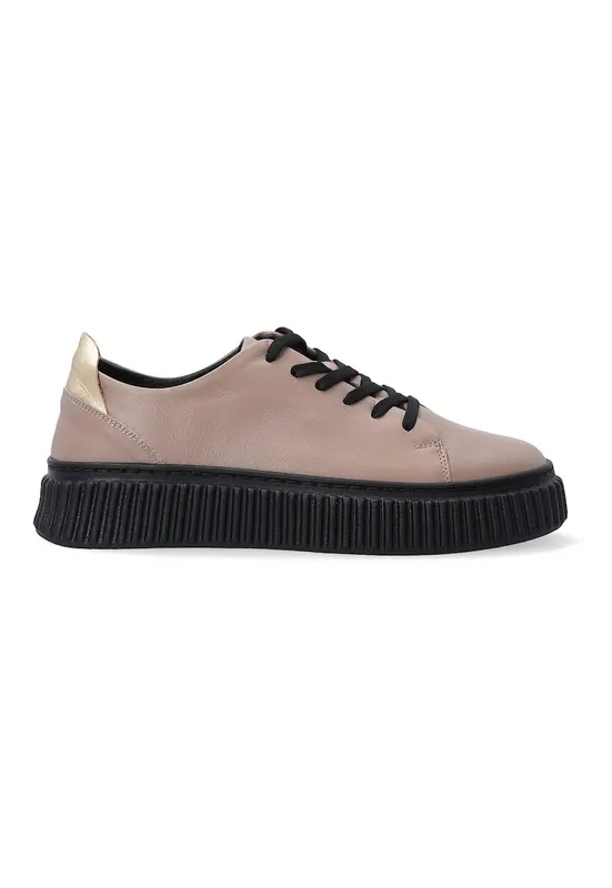 Pantofi sport din piele naturala cu talpa wedge