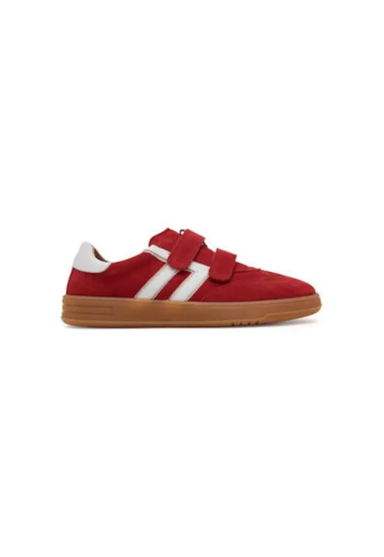 Pantofi sport barbati - G3130269-1 - Piele naturala - Rosu