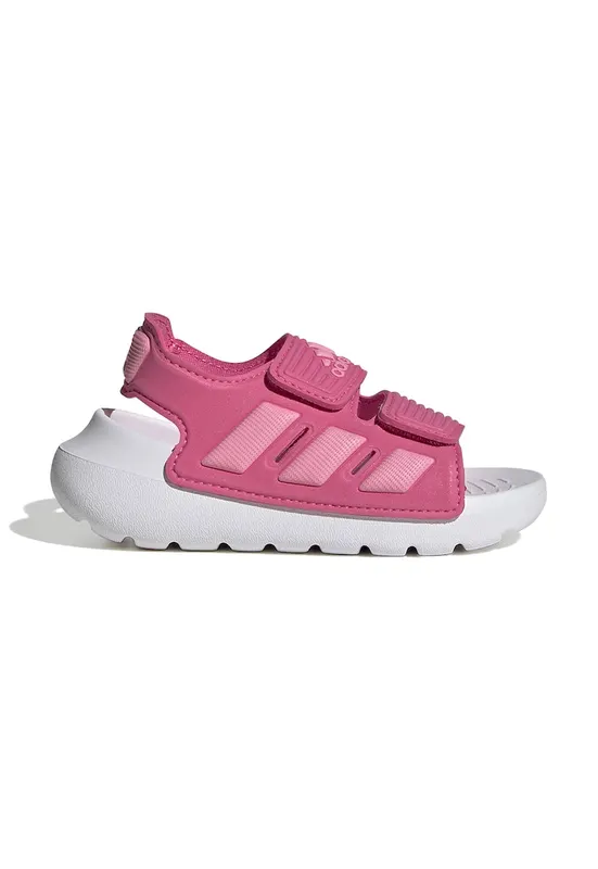 Sandale cu talpa wedge si inchidere velcro Altaswim 2.0 - Roz