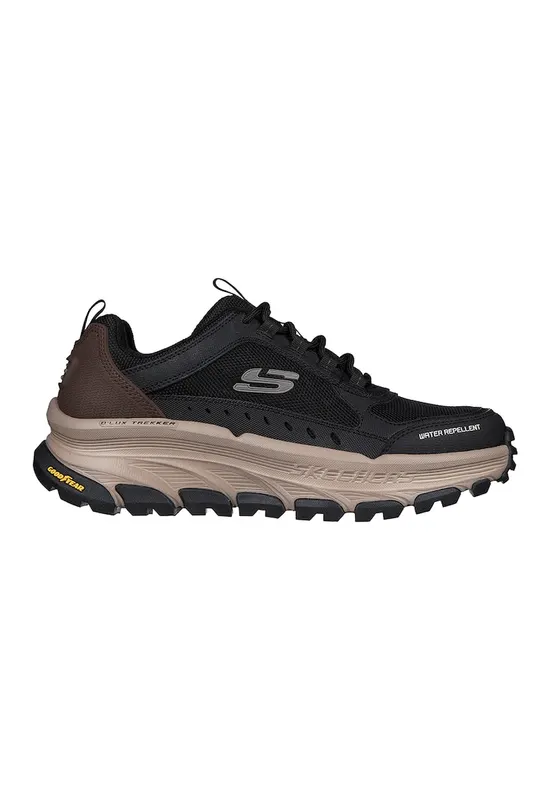 Pantofi sport cu garnituri din piele D'Lux Trekker - Negru