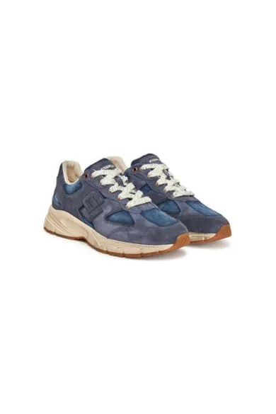 Pantofi sport barbati - BB5017 PX079 - Piele naturala - Bleumarin