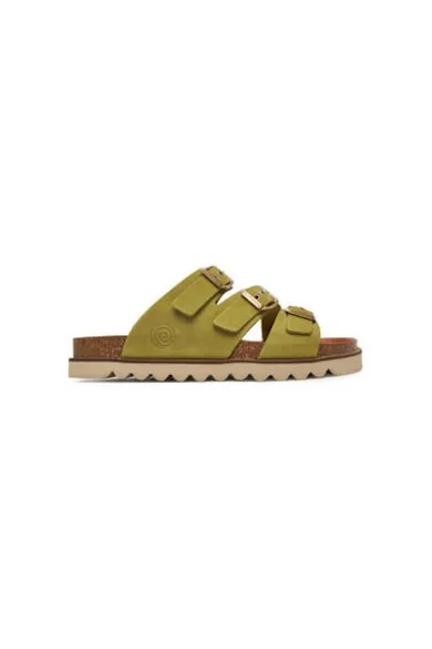Slapi dama - 700684-71 - Piele naturala - Verde