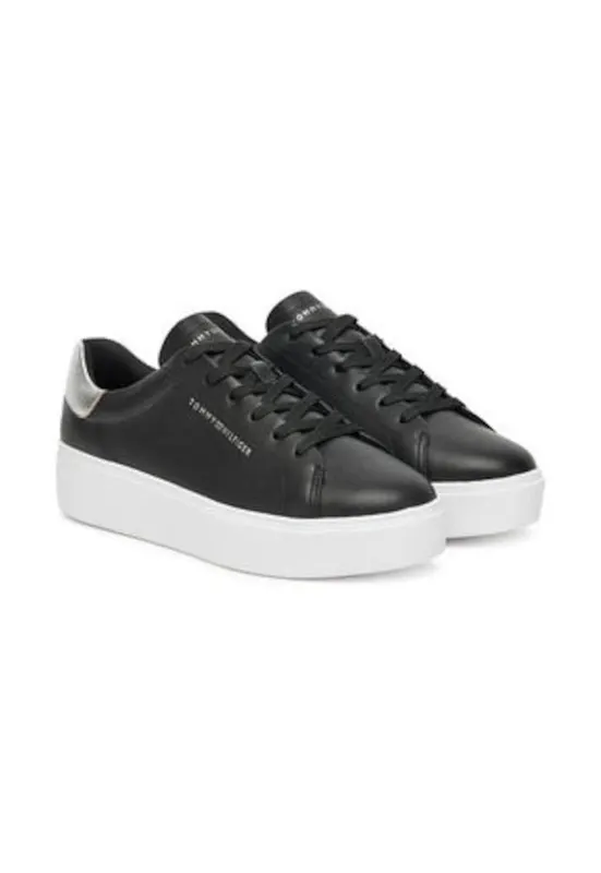 Tenisi dama 305435880 - Piele naturala - Negru - Negru