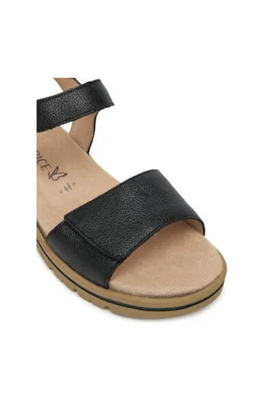 Sandale dama - 9-28712-44 - Piele naturala - Negru