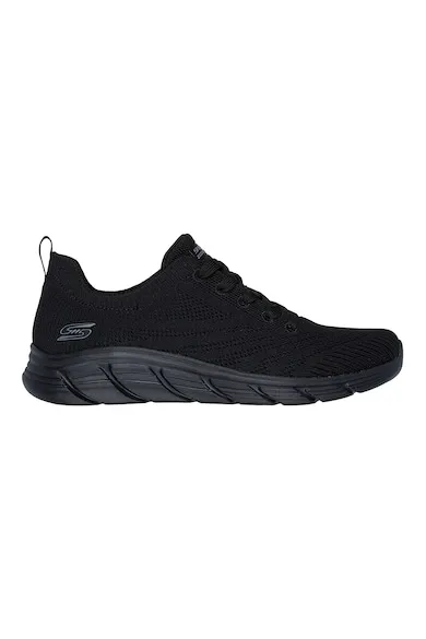 Pantofi sport cu aspect tricotat BOBS Graceful - Negru