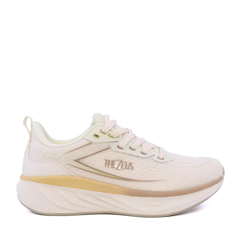 Sneakers ușori femei Thezeus bej din textil 3761DPS25603BE