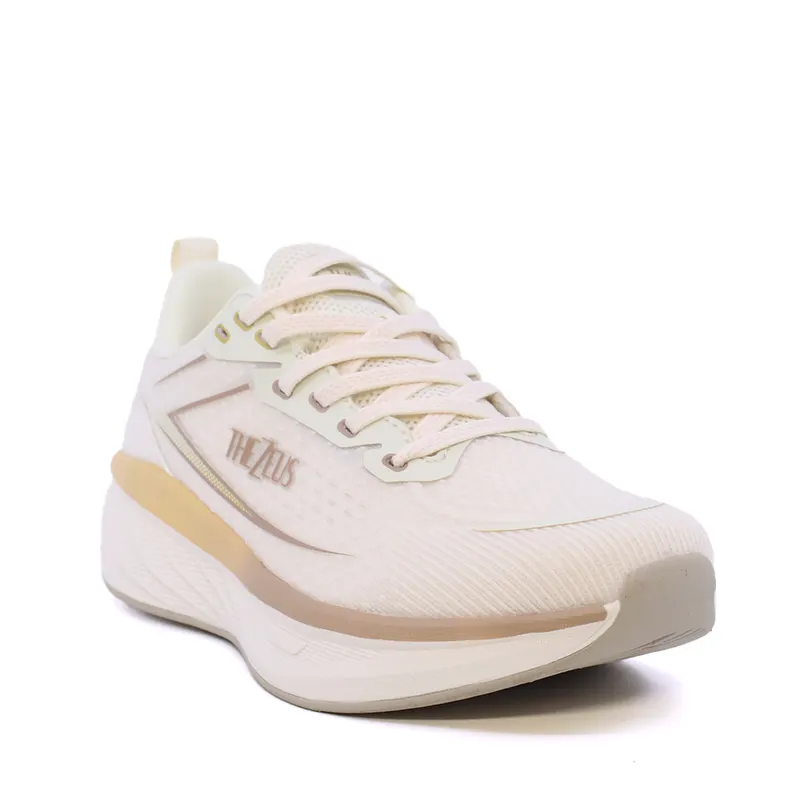 Sneakers ușori femei Thezeus bej din textil 3761DPS25603BE — imaginea 2