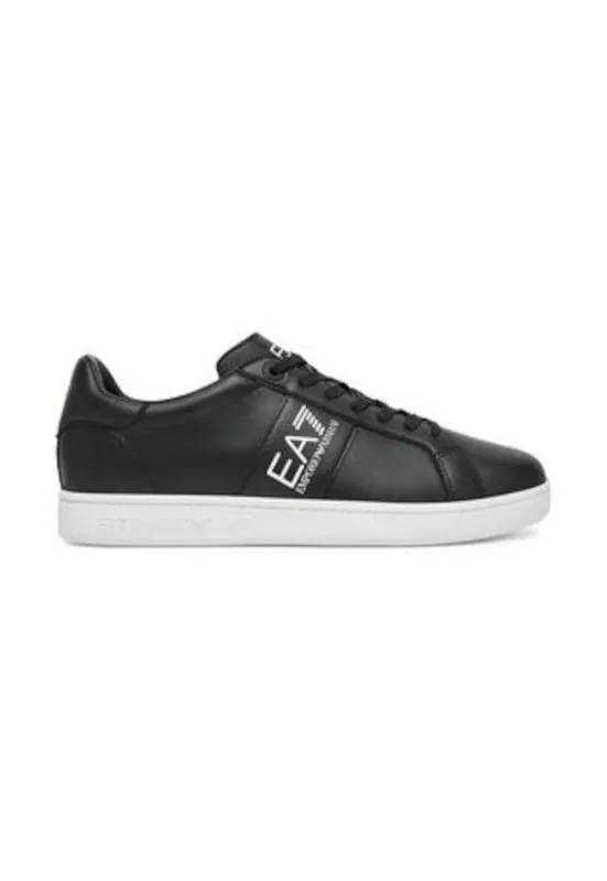 Tenisi barbati - Emporio Armani piele naturala negru