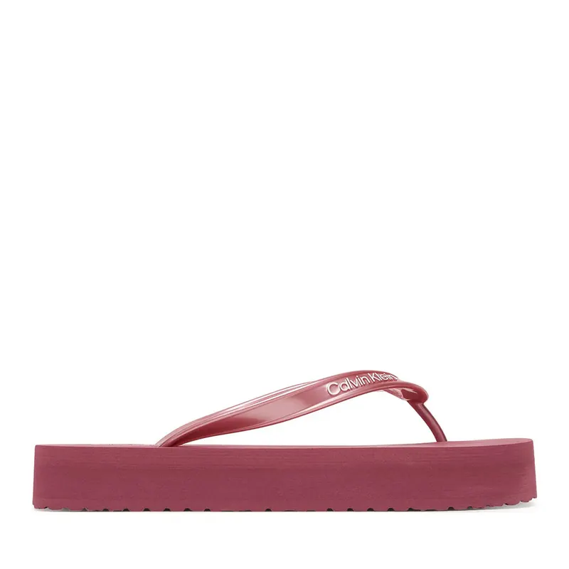 Papuci de plajă femei Calvin Klein roz 2371DSL3120RO