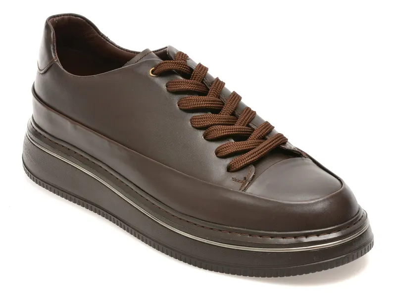 Pantofi sport GRYXX maro, TRLT12, din piele naturala