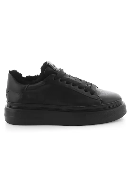 Tenisi dama 305659781 - Piele naturala - Negru