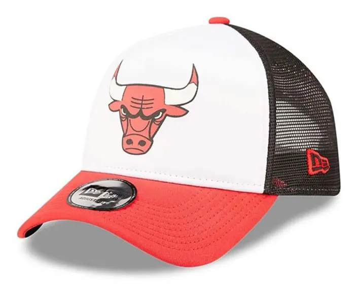 Sapca New Era NBA Trucker Chicago Bulls Whifdrfdr