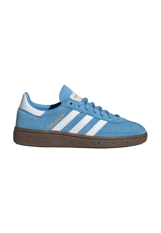 Pantofi sport low-cut Handball Spezia din piele intoarsa - Albastru deschis