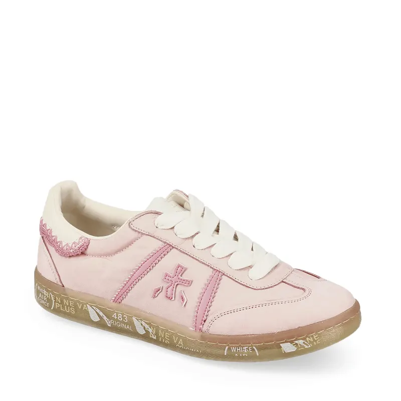 Sneakers femei Premiata Bonnie D roz din piele și textil 1699dp7351ro — imaginea 2