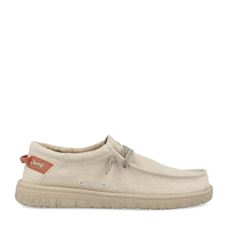 Mocasini ușori bărbați Jeep Samoa Wallabee bej 3951BM61110BE