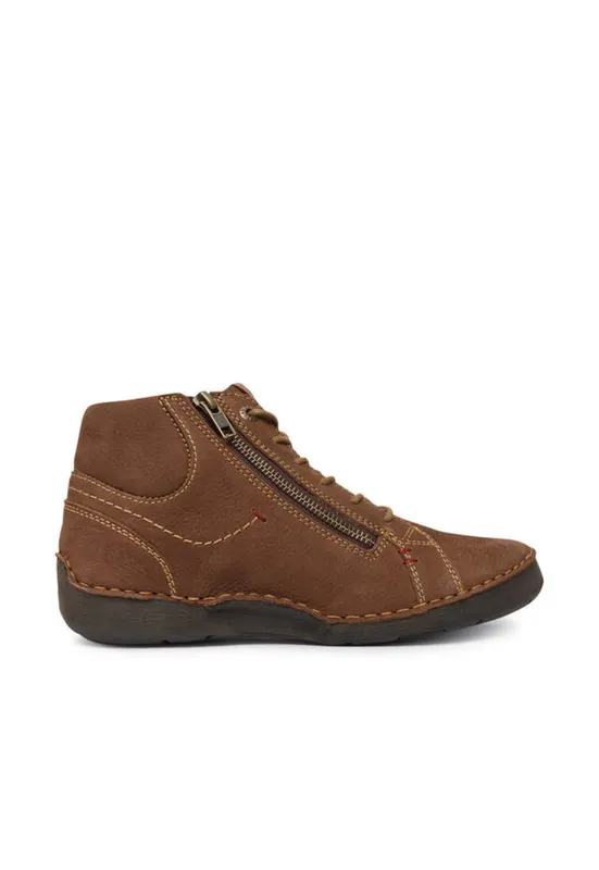 Botine dama - piele naturala - maro